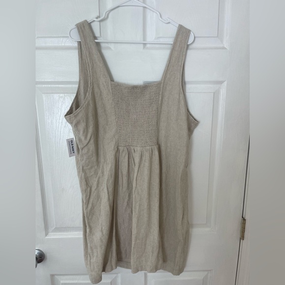 Old Navy Sleeveless Linen Blend Mini Dress - Picture 3 of 5